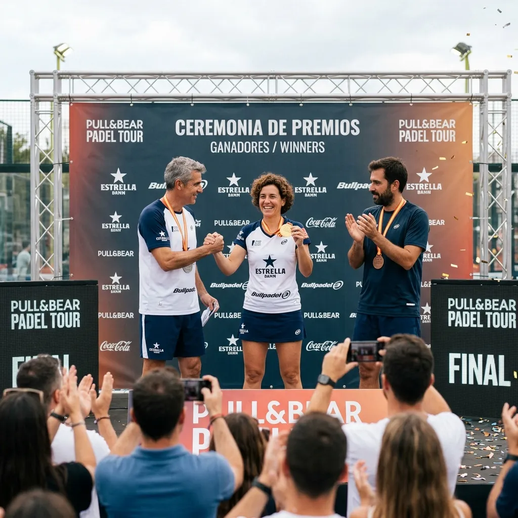 Pista de pádel y entrega de premios